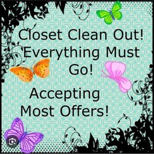 Closet clean out - make an offer.
